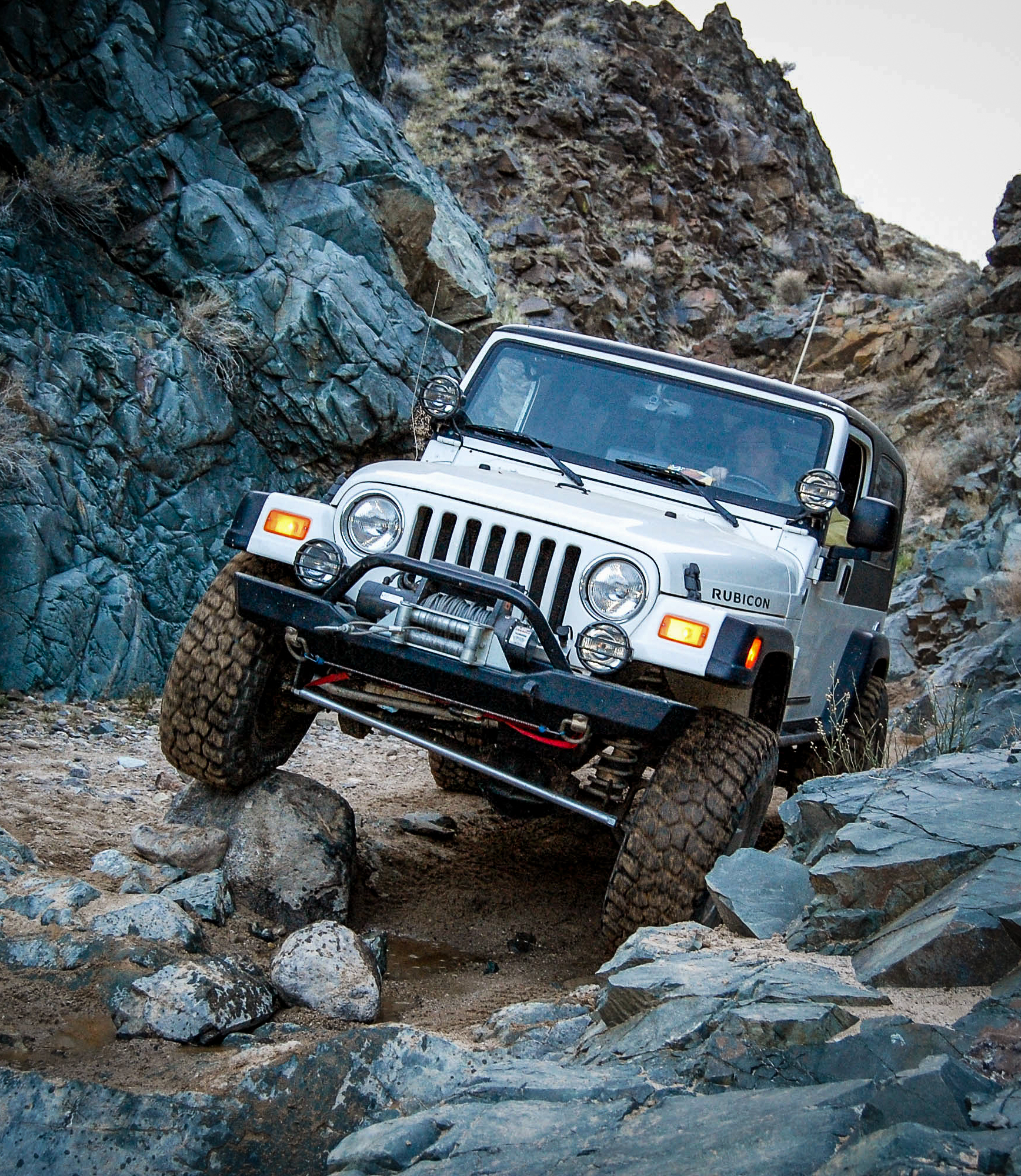 4x4 Training - Guiding Jeep through Goler Gulch
